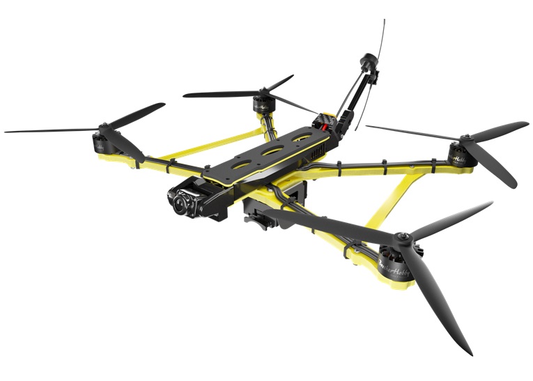 FPV - дрон 10 дюймів "ШПАК" текстоліт поворотна звичайна камера FLY KROP